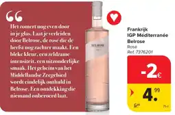 Carrefour Frankrijk IGP Méditerranée Belrose Rosé aanbieding