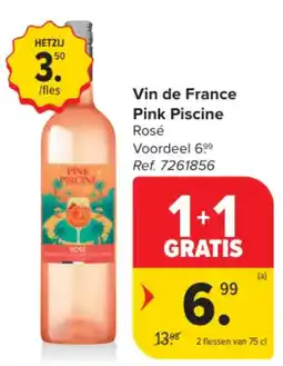 Carrefour Vin de France Pink Piscine Rosé aanbieding