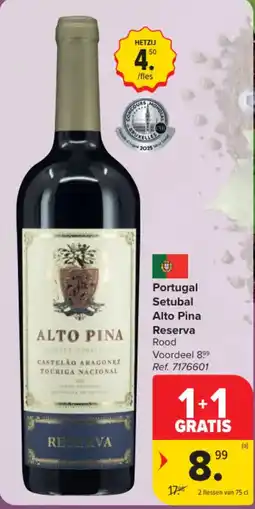 Carrefour Portugal setubal alto pina reserva rood aanbieding