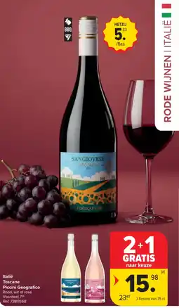 Carrefour Sangiovese Toscana IGT aanbieding