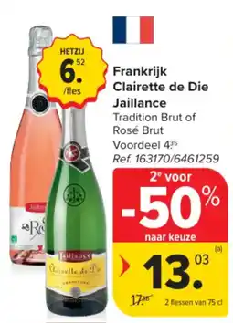 Carrefour Frankrijk Clairette de Die Jaillance aanbieding