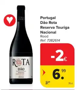 Carrefour Portugal Dão Rota Reserva Touriga Nacional Rood aanbieding