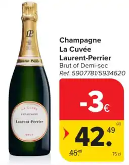 Carrefour Champagne La Cuvée Laurent-Perrier aanbieding