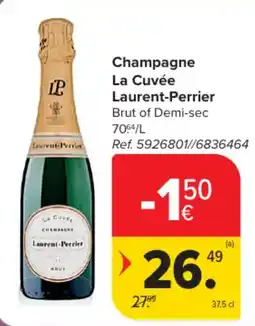 Carrefour Champagne la cuvée laurent perrier aanbieding