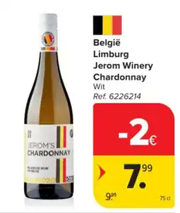 Carrefour Jerom's chardonnay aanbieding