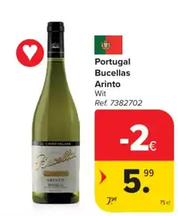 Carrefour Portugal Bucellas Arinto Wit aanbieding