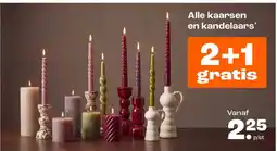 Kwantum Alle kaarsen en kandelaars aanbieding