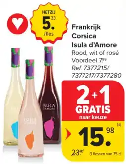 Carrefour Frankrijk Corsica Isula d'Amore aanbieding