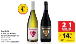 Carrefour Frankrijk Côtes du Rhône by Dirk Vermeersch aanbieding