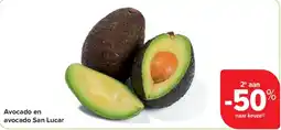 Carrefour Market Avocado en avocado San Lucar aanbieding