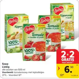 Carrefour Market Soep Liebig aanbieding