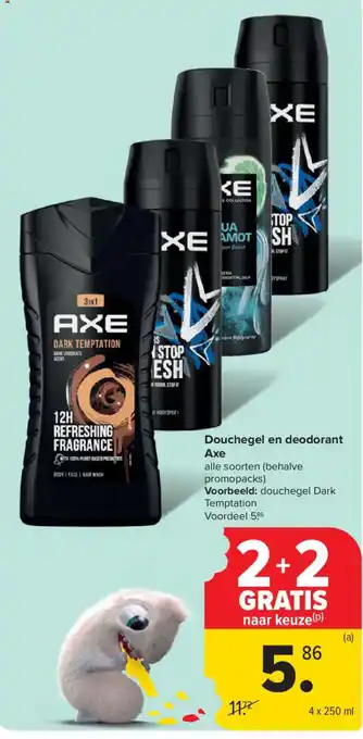 Douchegel en deodorant Axe