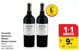 Carrefour Market Frankrijk Bordeaux Médoc Maison Castel Rood aanbieding
