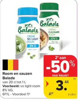Carrefour Market Room en sauzen Balade aanbieding