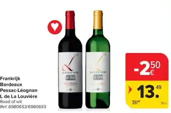 Frankrijk Bordeaux Pessac-Léognan L de La Louvière
