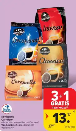 Carrefour Market Koffiepads Carrefour aanbieding