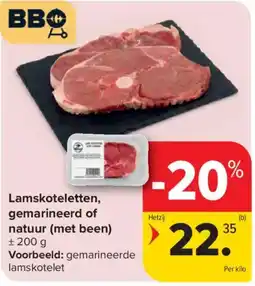 Carrefour Market Lamskoteletten aanbieding