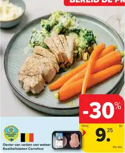 Carrefour Market Oester van varken van weleer aanbieding