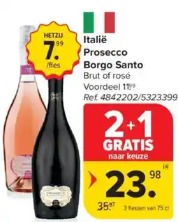 Carrefour Market Italië Prosecco Borgo Santo aanbieding