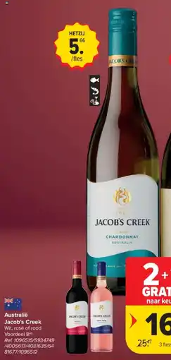 Carrefour Market Australie Jacob's Creek aanbieding