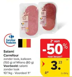 Carrefour Market Salami Carrefour aanbieding
