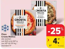 Carrefour Market Pizza Crosta Mollica aanbieding