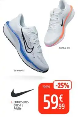 Intersport Chaussures Quest 6 aanbieding