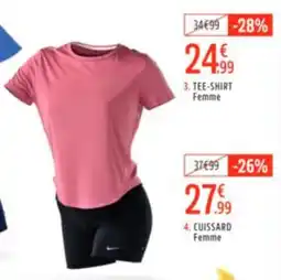 Intersport Tee-shirt femme aanbieding