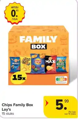 Carrefour Market Chips Family Box Lay's aanbieding