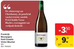 Carrefour Market Petit Chablis Victor Blachet aanbieding