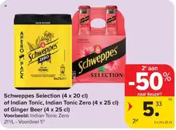 Carrefour Market Schweppes Selection aanbieding