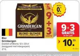 Carrefour Market Bier Grimbergen aanbieding