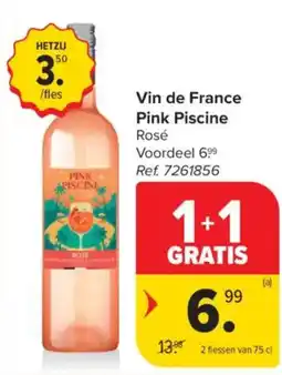 Carrefour Market Vin de France Pink Piscine Rosé aanbieding