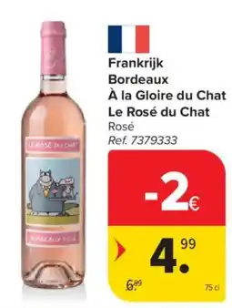 Carrefour Market Le Rosé du Chat aanbieding
