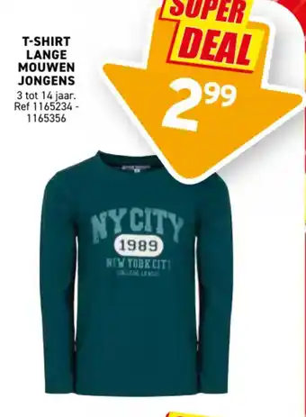 T-shirt lange mouwen jongens