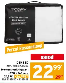 Trafic Percal kussensloop aanbieding