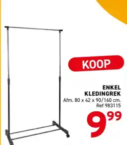 Trafic Enkel kledingrek aanbieding