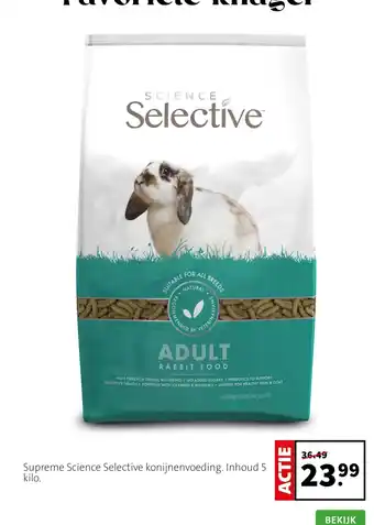 Supreme Science Selective konijnenvoeding