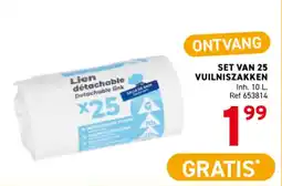 Trafic Set van 25 vuilniszakken aanbieding