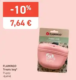 Tom&Co Flamingo treats bag puppy aanbieding