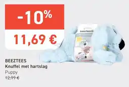Tom&Co Knuffel met hartslag Puppy aanbieding