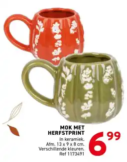 Trafic Mok met herfstprint aanbieding