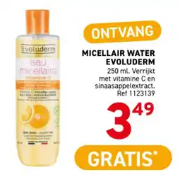 Trafic Micellaire water evoluderm aanbieding