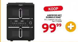 Trafic Airfryer met dubbele zone aanbieding