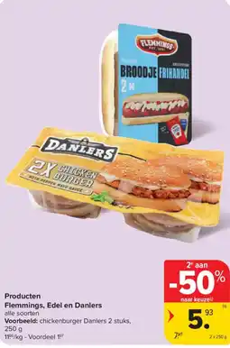 Carrefour Chickenburger Danlers aanbieding