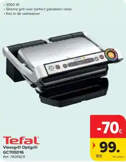 Carrefour Vleesgrill Optigrill aanbieding