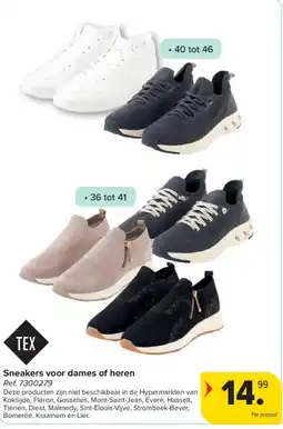 Carrefour Sneakers voor Dames of Heren aanbieding