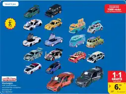 Carrefour Voertuigjes 1/64, serie Deluxe aanbieding
