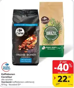 Carrefour Koffiebonen Carrefour aanbieding