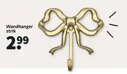 Wibra Wandhanger strik aanbieding